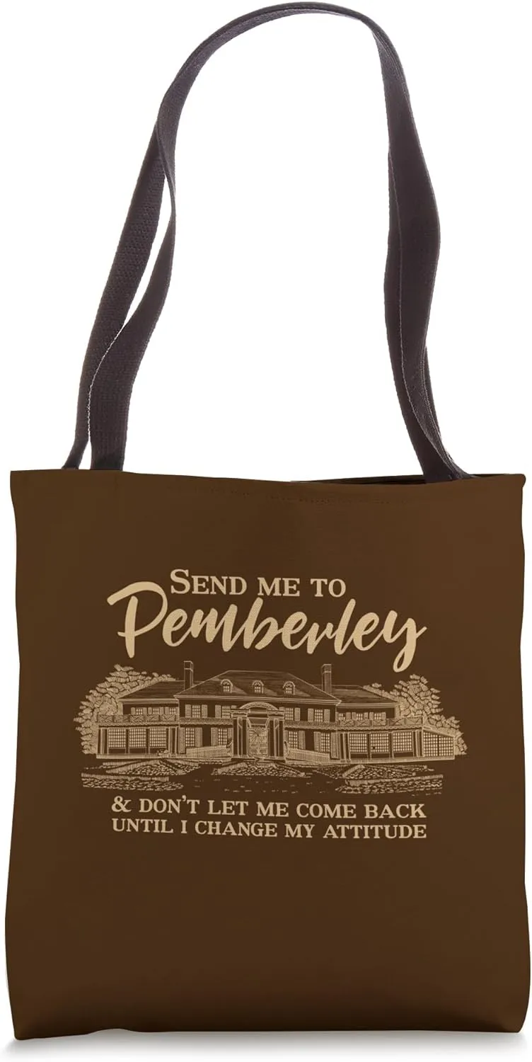 Pride and Prejudice, Jane Austen; Mr Darcy Elizabeth Bennet Tote Bag