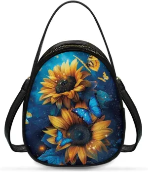 Purses for Women Crossbody Bag Double Layer Small Sling Bag for Women Crossbody Purse with Zipper Closure