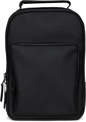 RAINS Large Book Daypack, Backpack, Laptop Bag, Waterproof, 2 Year Warranty, Black