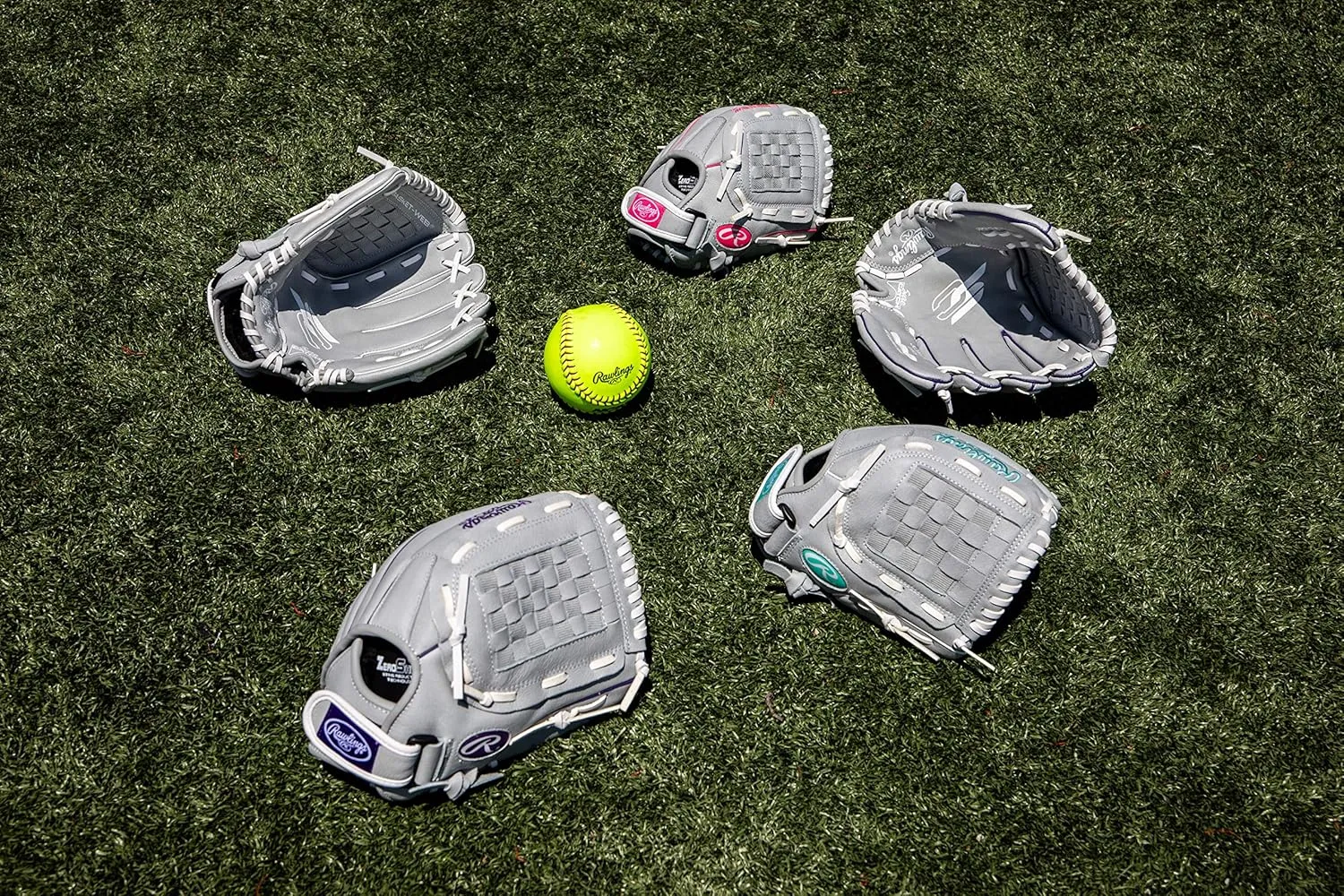 Rawlings Sure Catch Youth Softball Glove | Sizes 10" - 12.5" | Multiple Styles