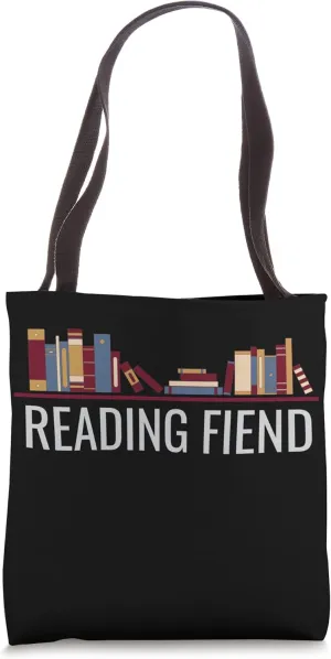 Reading Fiend - Book Lover - Reading - Book Discussion Club Tote Bag