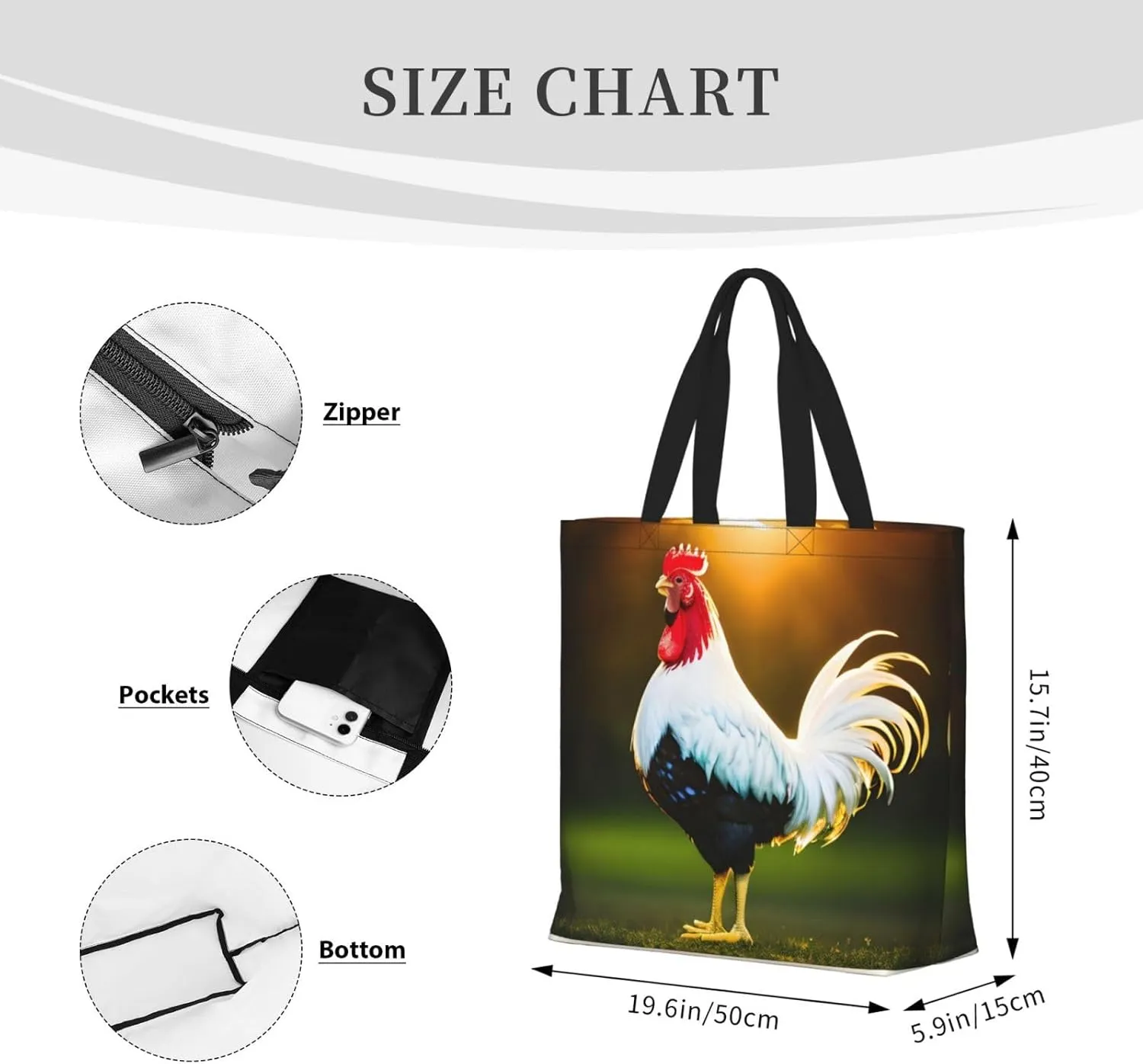 Red Eyes Tree Frogs Print Tote Bag Casual Shoulder Bag Handbag Reusable Shopping Travel Bag Gifts For Women