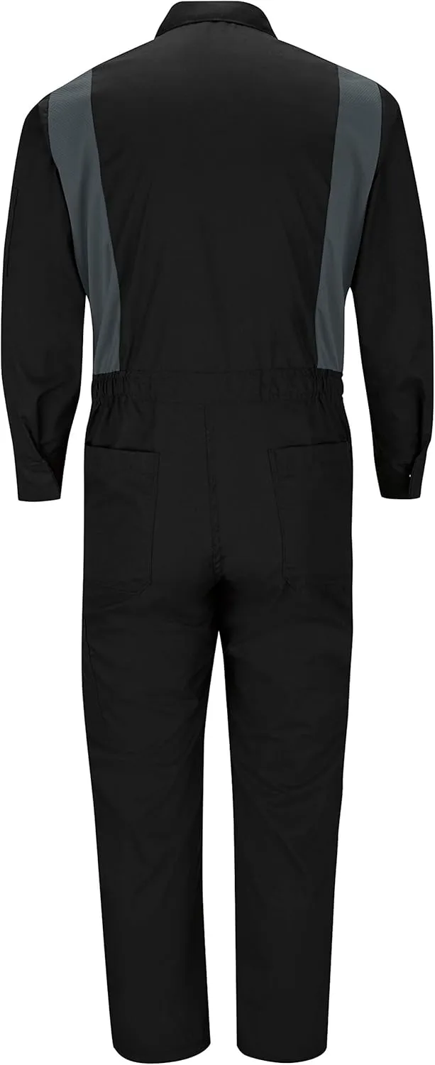 Red Kap mens Performance Plus Lightweight Coverall With Oilblok Technology