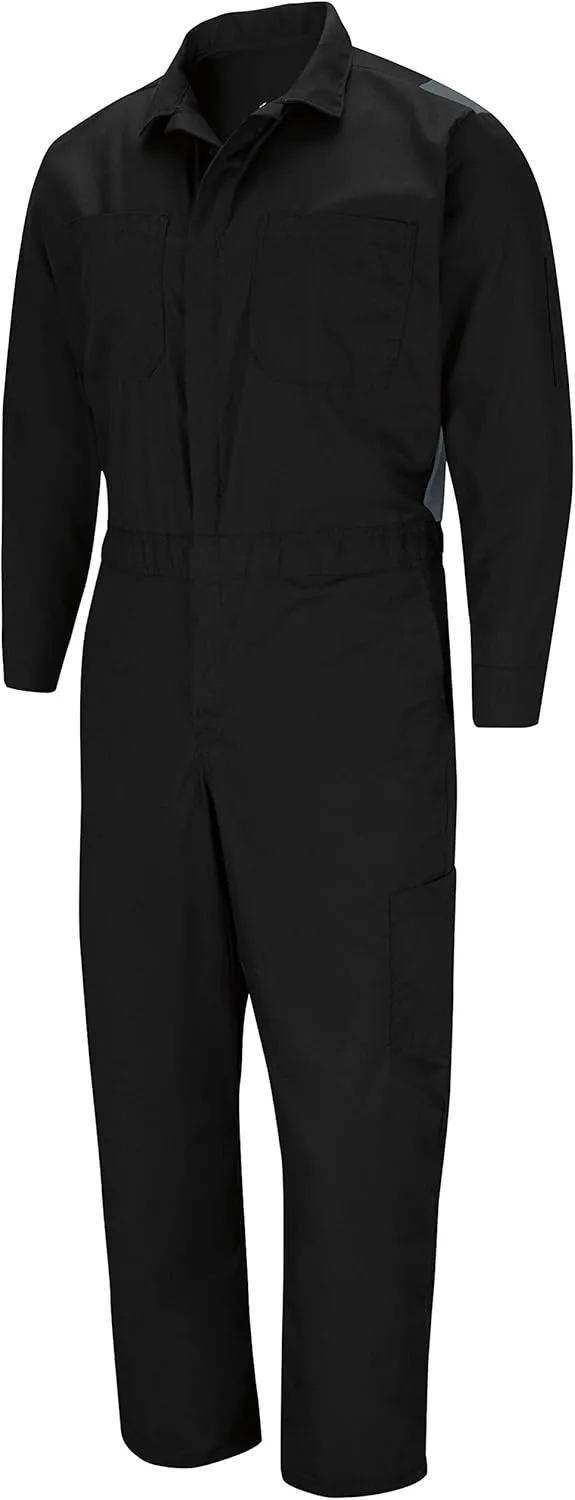 Red Kap mens Performance Plus Lightweight Coverall With Oilblok Technology