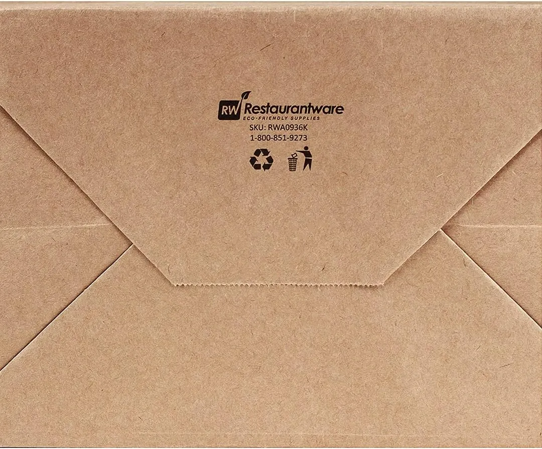 Restaurantware Saving Nature 12 x 7 x 17 Inch Paper Shopping Bags 100 Sturdy Kraft Bags with Handles - Durable for Groceries Gifts Or Merchandise Brown Paper Retail Bags