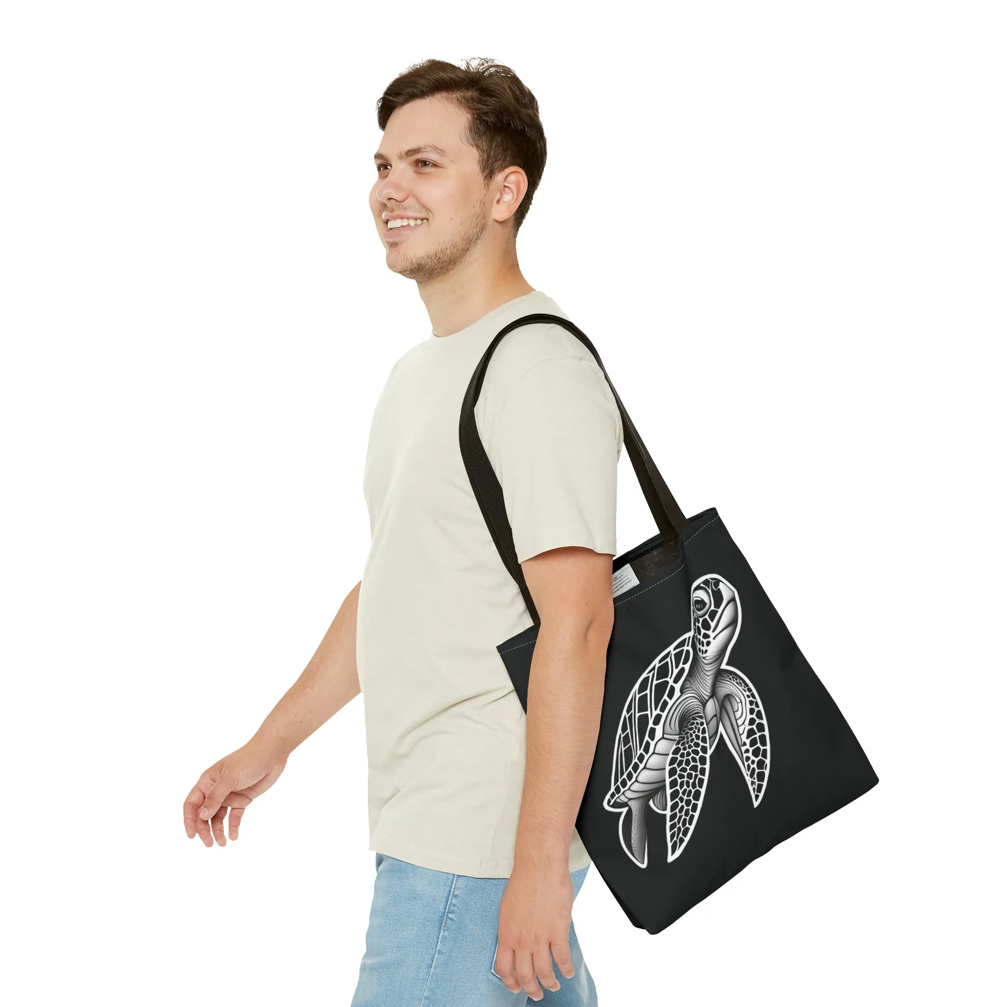 Ride The Tide Sea Turtle Tote Bag