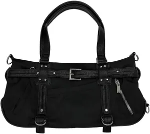 Rivet Belt Punk Tote Bag for Women Grunge Y2k Accessories Crossbody Bag 2000s Streetwear Duffle Gym Bag