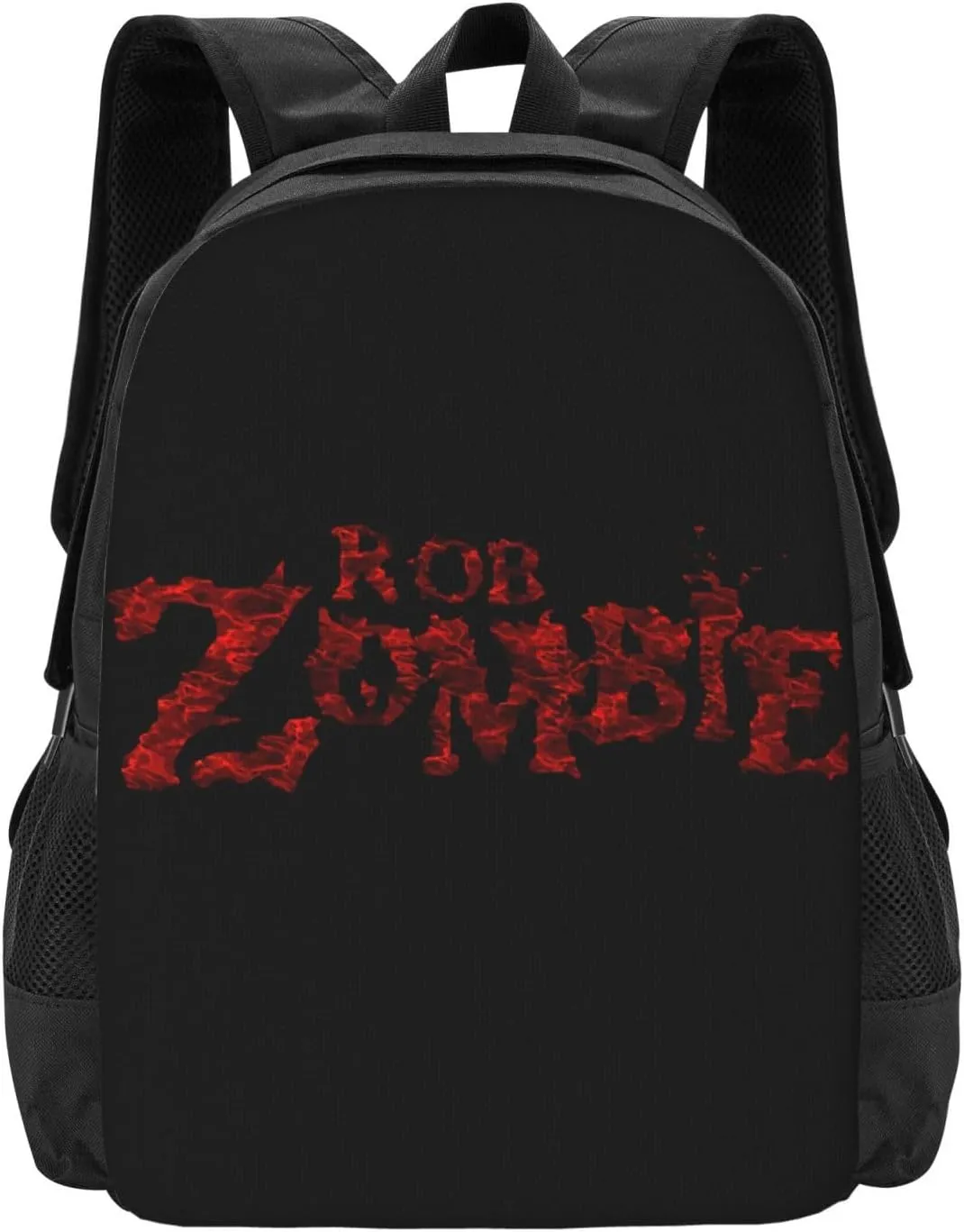 Rob Musics Zombie Backpack Large Capacity Leisure Travel Backpack Book Bag Outgoing Daypack 12.5x5.5x16.5 inch