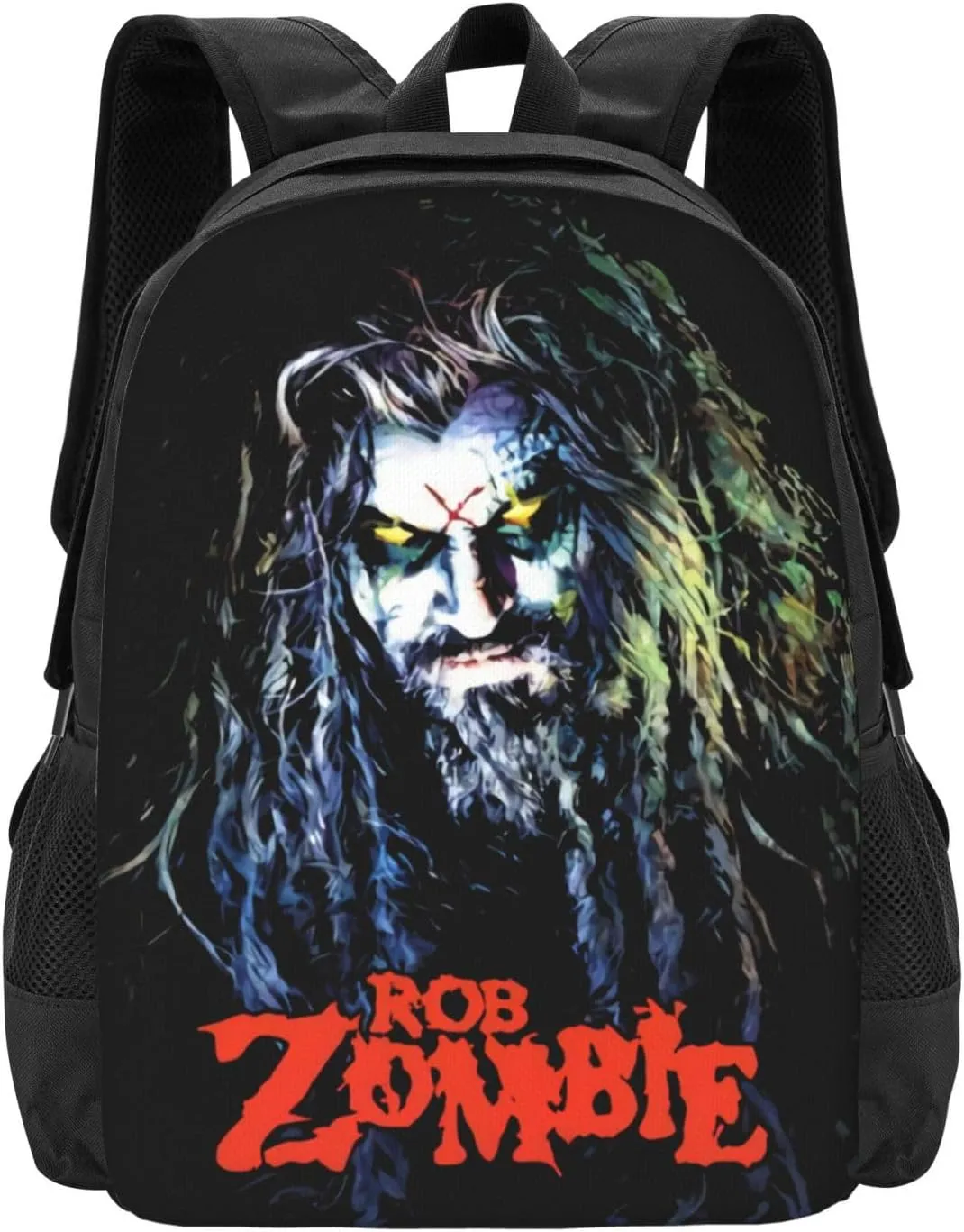 Rob Musics Zombie Backpack Large Capacity Leisure Travel Backpack Book Bag Outgoing Daypack 12.5x5.5x16.5 inch