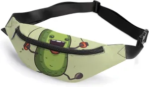 Rope Skipping Fruit Belt Bag with Adjustable Strap, Lightweight Travel Crossbody Bags, Hands-Free Mini Fanny Packs in Running Gym
