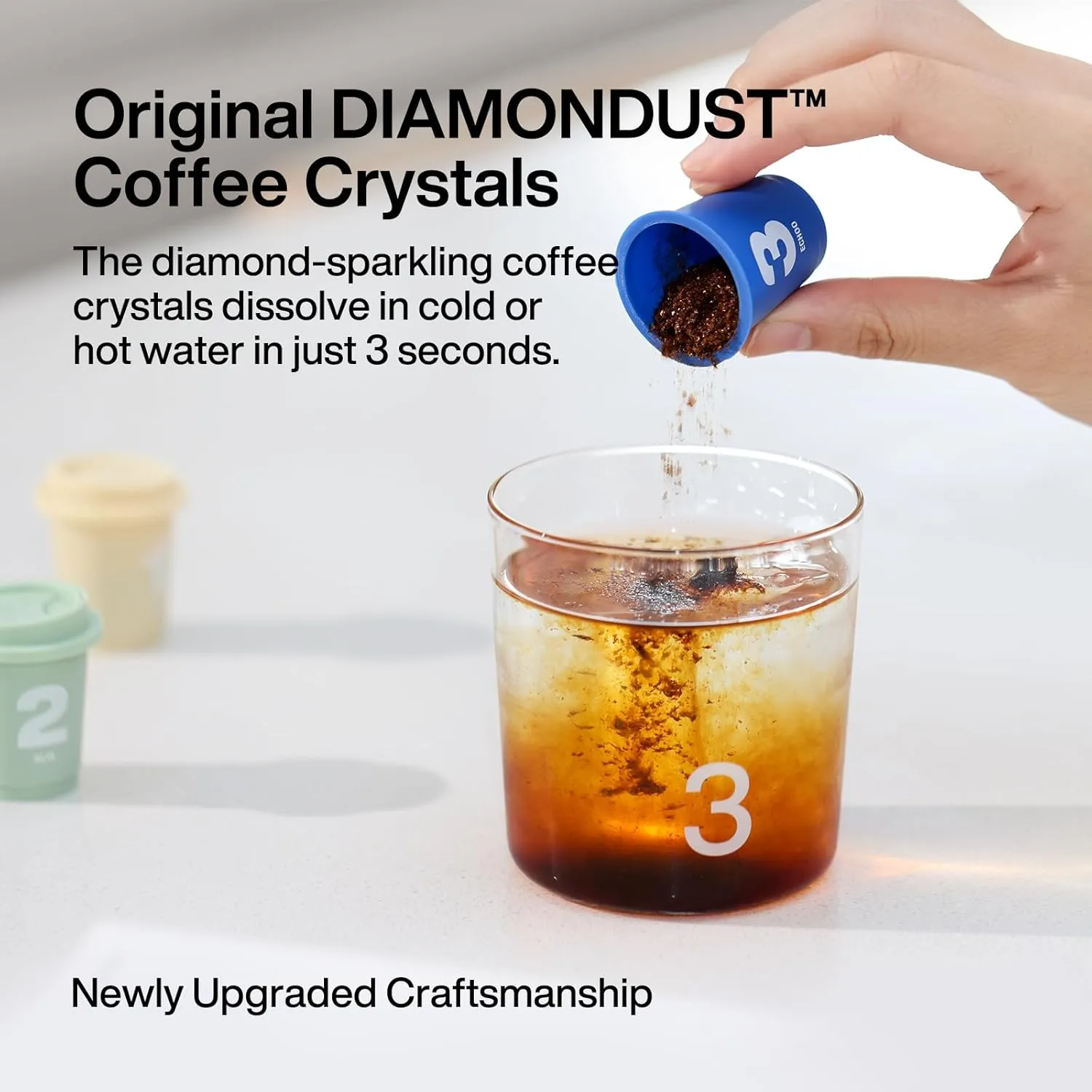 SATURNBIRD Coffee Instant Cold Brew - Light, Medium, Dark Roast Variety Pack, 6 Roast Levels (NO.1-6), 100% Arabica with DIAMONDUST Technology, 24 Single Serves Perfect for Iced Coffee