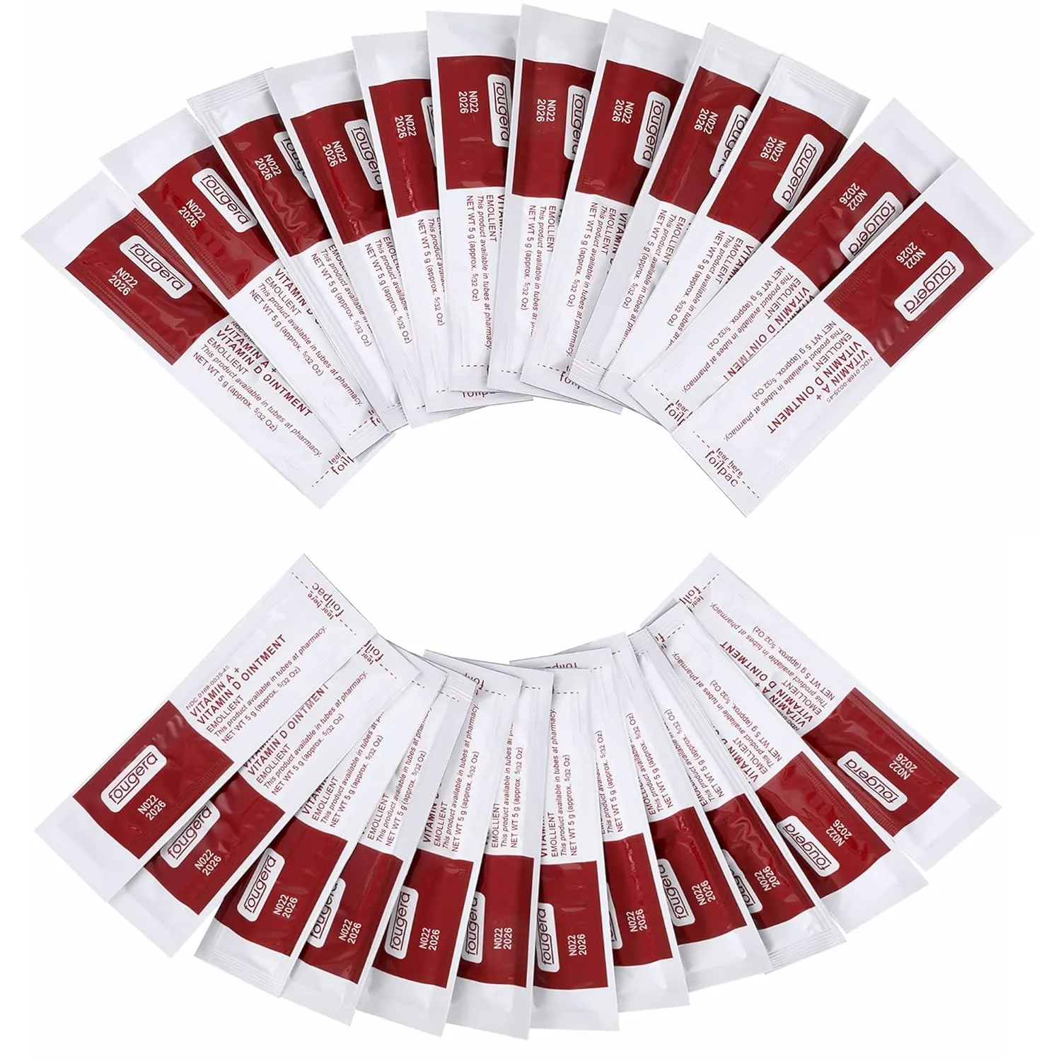 Scar Repair Gel,100Pcs Vitamin A & D Anti Scar Repair Gel Tattoo Aftercare Ointment,Tattoo Aftercare Scar Repair Cream for Body Art Permanent Makeup Microblading Supplies (100PCS)