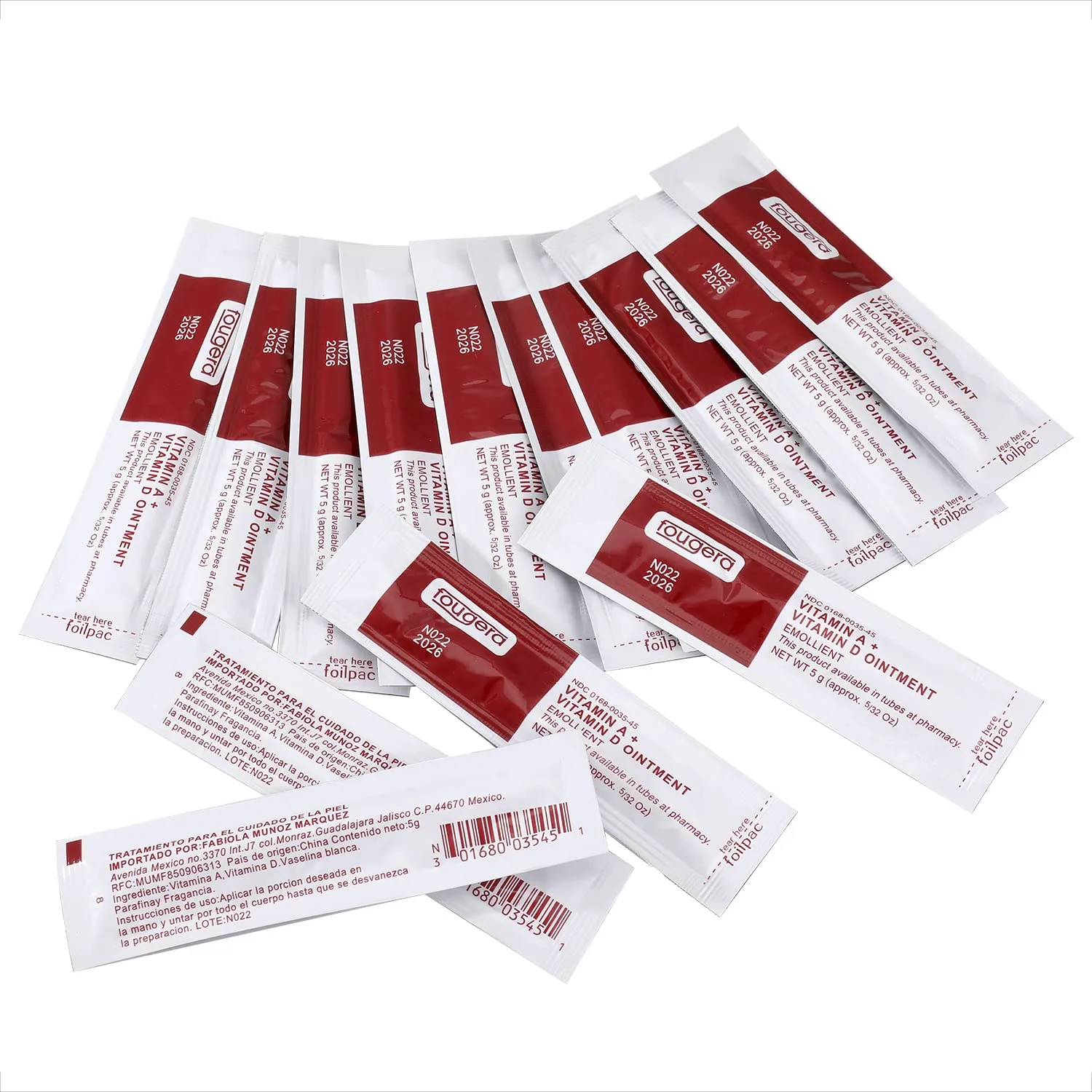 Scar Repair Gel,100Pcs Vitamin A & D Anti Scar Repair Gel Tattoo Aftercare Ointment,Tattoo Aftercare Scar Repair Cream for Body Art Permanent Makeup Microblading Supplies (100PCS)