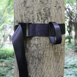 scosao Hunting Safety Harness Tree Strap, Tree Climbing Belt Gear Equipment, Fall Protection Tree Strap for Tree Stand Accessories, Climbing and Hanging