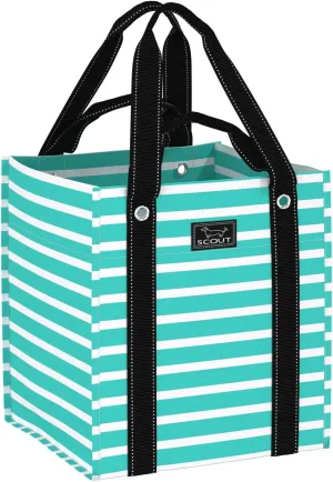 SCOUT Bagette Market Tote, Large Reusable Grocery Bag with Burst-Proof Bottom