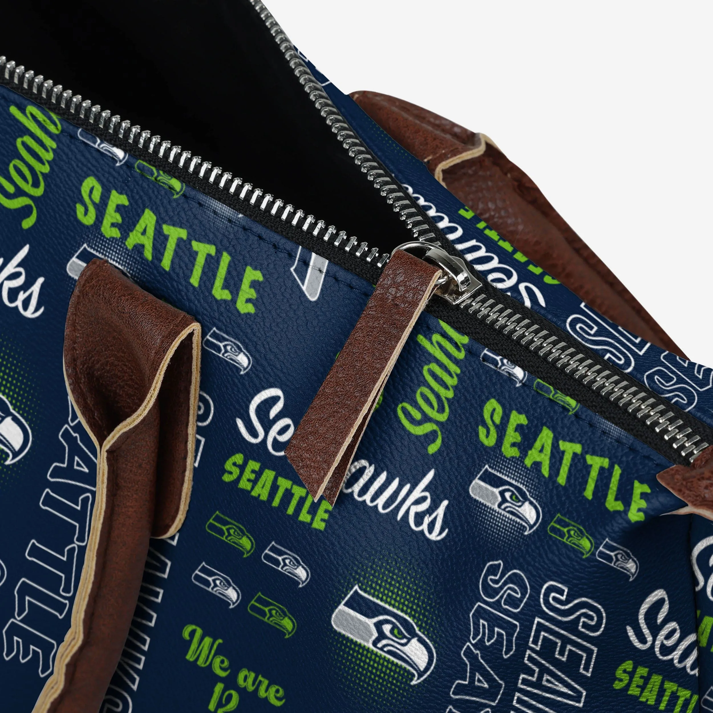 Seattle Seahawks Spirited Style Printed Collection Tote Bag