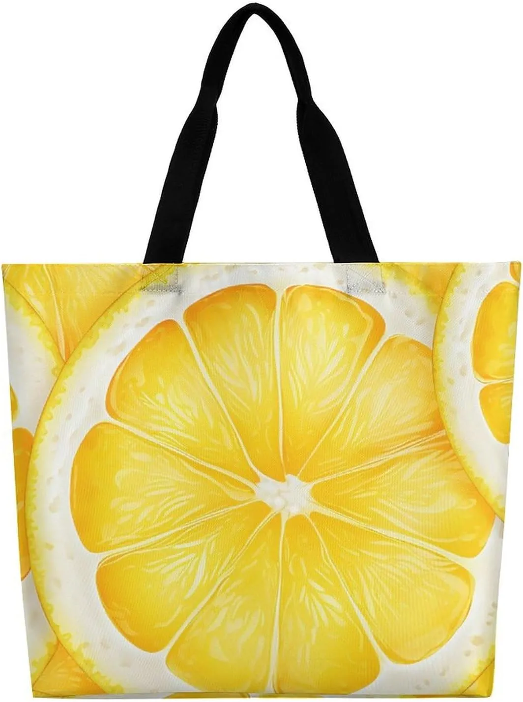 Shopping Bag for Women, Various Fruits Tote Bag, Large Capacity Shoulder Bags for Groceries Travel
