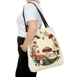 Shroom Tastic Cottagecore Style Tote Bag