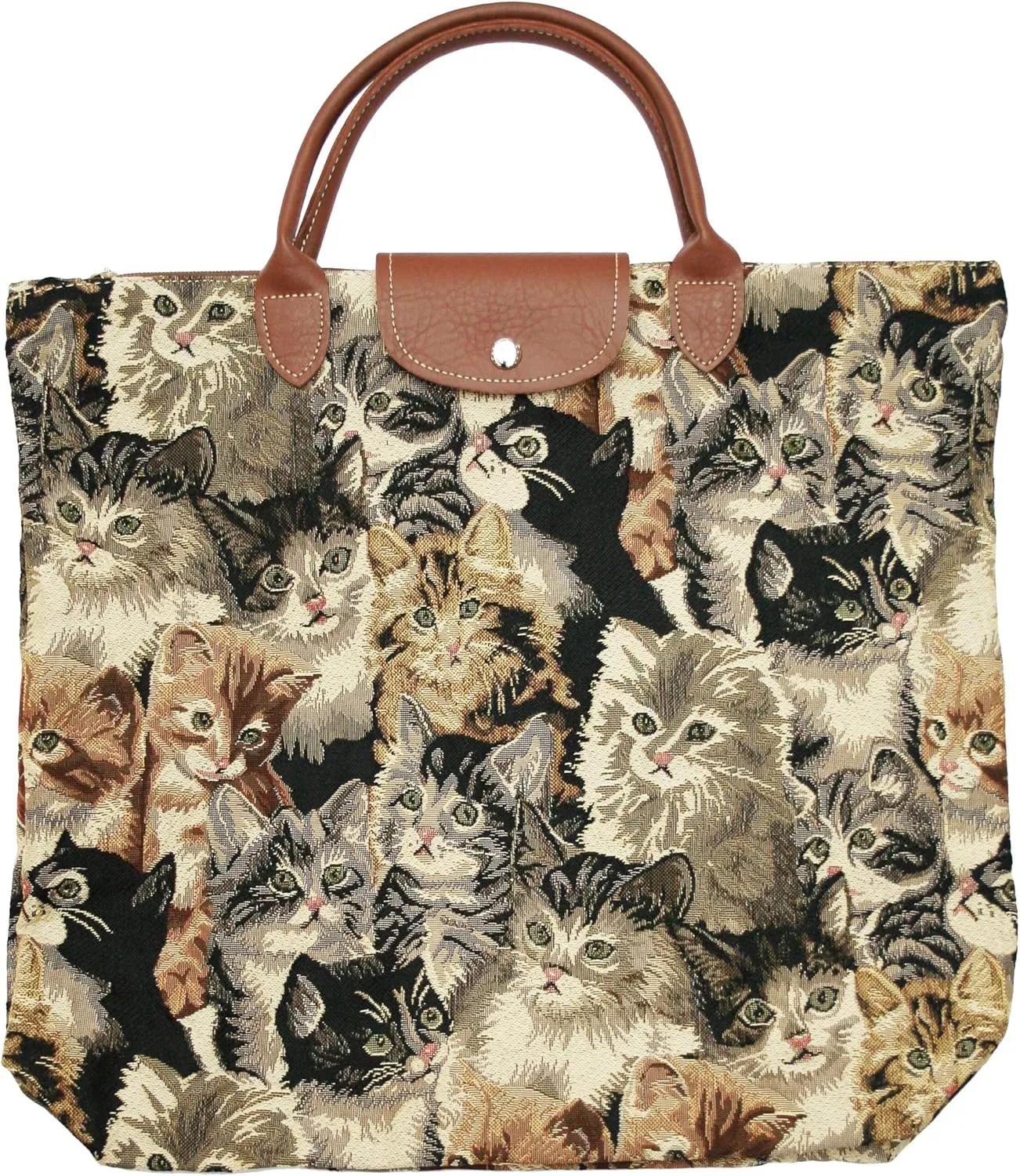 Signare Tapestry Foldable Tote Bag Reusable Shopping Bag Grocery Bag