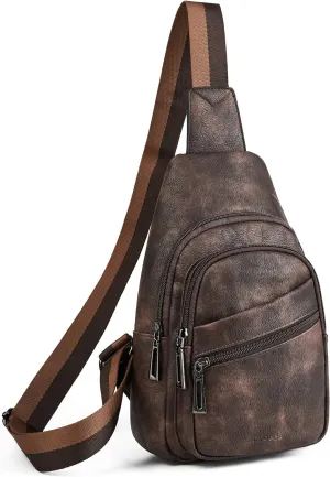 Sling Bag Crossbody Bags for Women Cross Body Fanny Packs Chest Sling Purses for Travel Shopping Leisure Sport