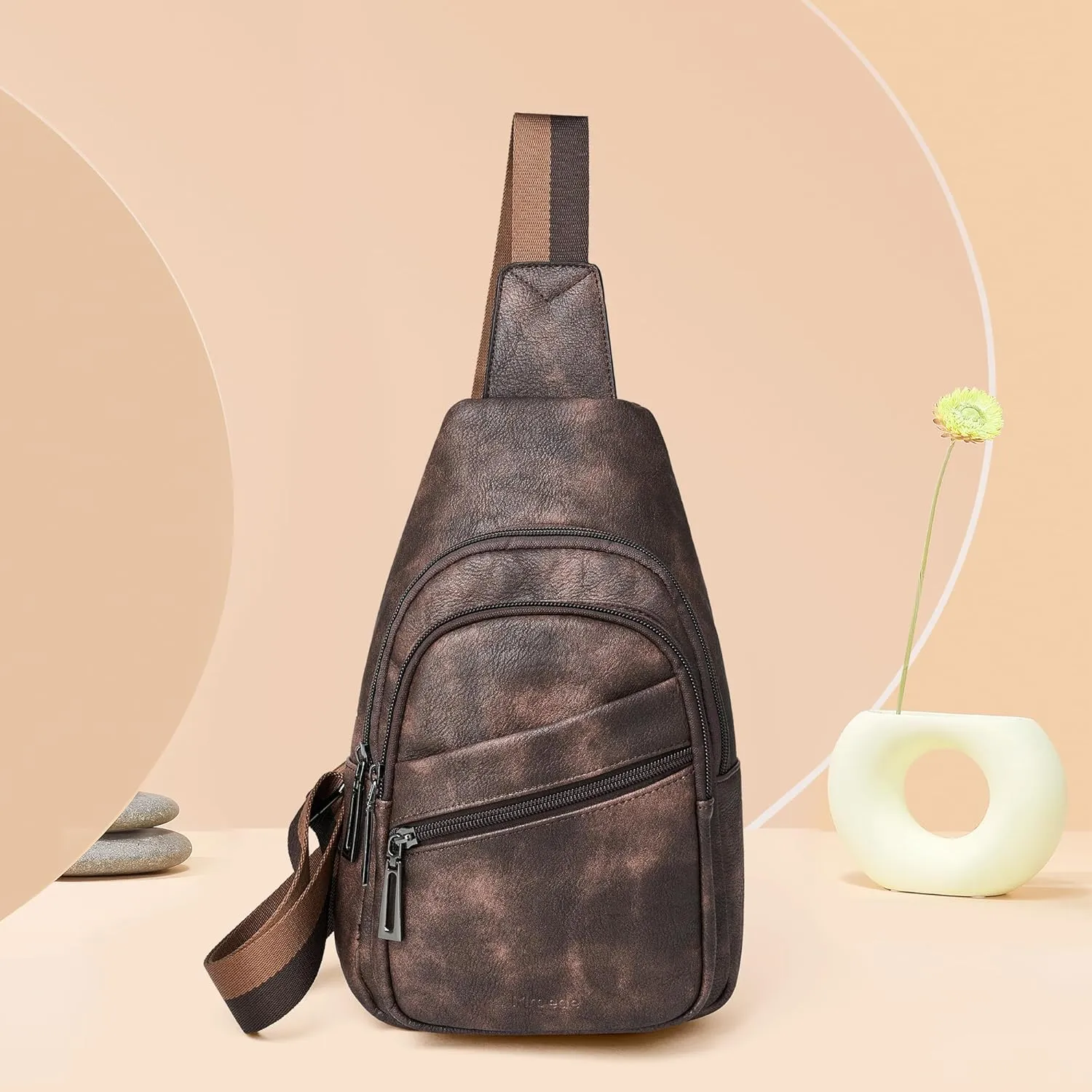 Sling Bag Crossbody Bags for Women Cross Body Fanny Packs Chest Sling Purses for Travel Shopping Leisure Sport