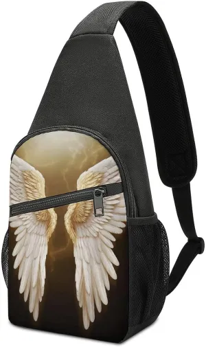 Sling Bag for Women Men Crossbody Bag Chest Bag Adorable Huskies Sling Backpack Fanny Packs Travel Hiking Daypack