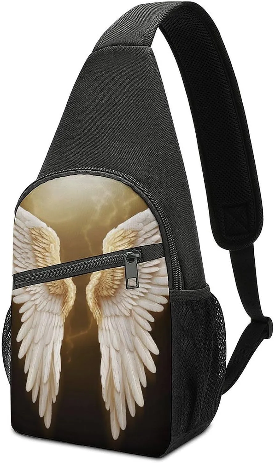 Sling Bag for Women Men Crossbody Bag Chest Bag Adorable Huskies Sling Backpack Fanny Packs Travel Hiking Daypack