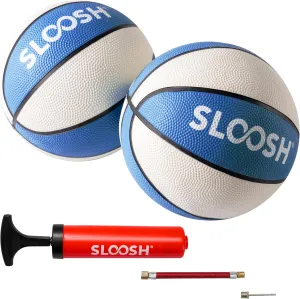 Sloosh 2 Packs 7" Pool Basketballs, Great for Floating Water Basketball Hoops, Swimming Water Toy for Kids and Adults, Pool Games, Pool Party (Blue)
