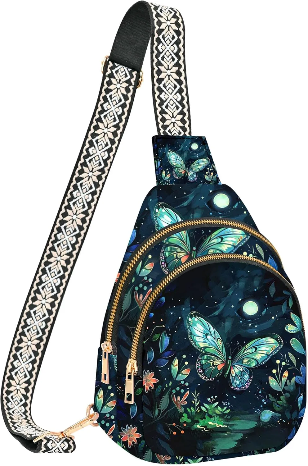 Small Sling Bag for Women Leather Crossbody Bags Sling Backpack for Outdoor Travel