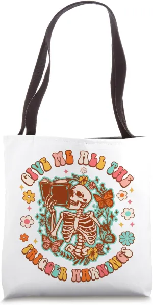 Smut Book Reader Spicy Book Gives Me All Trigger Warnings Tote Bag