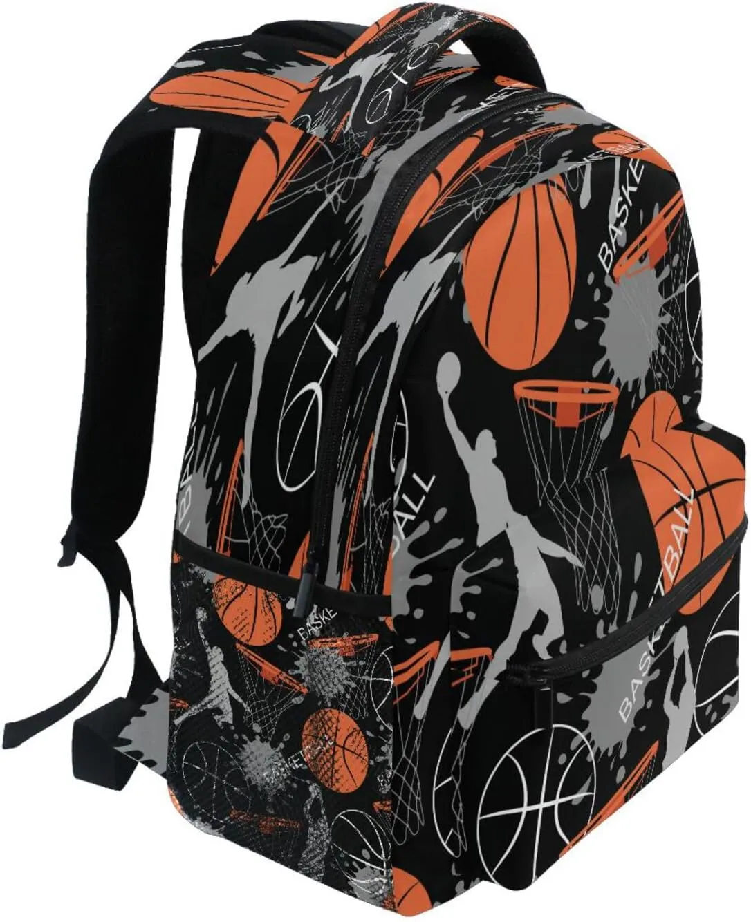 Sports Football Basketball Kids Backpack Boys Girls Bookbag Schoolbag Travel Laptop Daypack Preschool Kindergarten Elementary School Student Book Bag for Junior High Primary