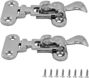 Stainless Steel 316 Heavy Duty Anti-Rattle Lockable Hold Down CLAMP Latch Locker Hatch Hardwaremarine latches Catches with Fasteners