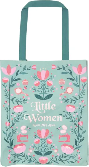 Steel Mill & Co Cute Canvas Tote Bag for Book Lovers, Bookish Reusable/Foldable Bag for Work/Groceries