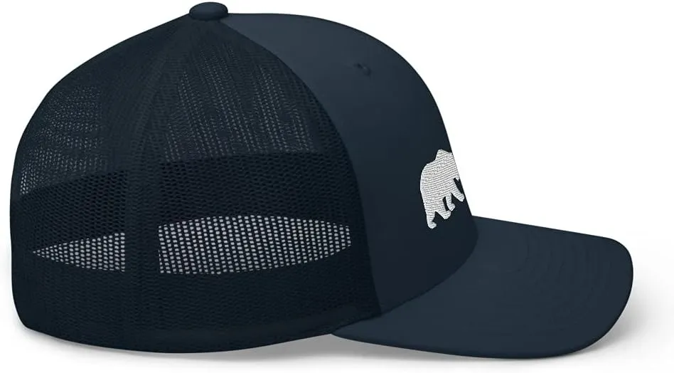 Stock Forex Crypto Day Trader Bull Bear Market Embroidered Trucker Cap Hat