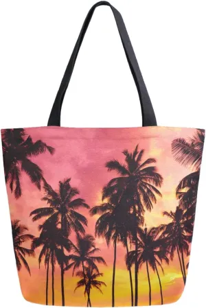 Stylish Cute Pattern Extra Large Shoulder Tote Bag for Beach Travel Weekender Gym Grocery Shopping