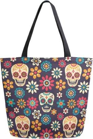 Stylish Print Extra Large Shoulder Tote Bag for Beach Travel Weekender Gym Grocery Shopping…