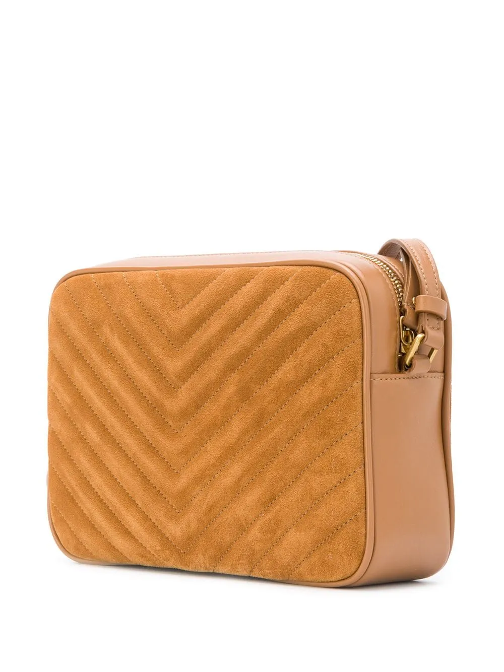 Suede small shoulder bag