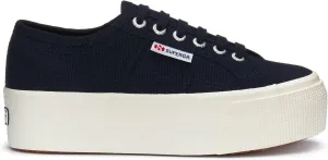Superga - Unisex 2790 Platform Shoes, Color Navy/Favorio, Size: 7.5 M US Mens/9 M US Womens