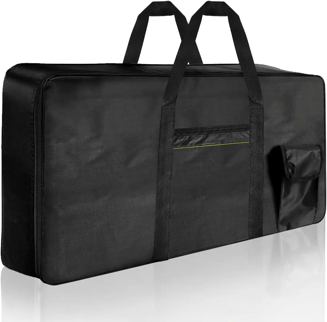 Sutekus 49-Key Keyboard Bag Electric Piano Keyboard Gig Bag 38.5"x16.5"x5.2" For Carrying Storage