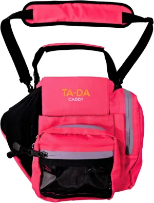 TA-DA Caddy Bag Everywhere you Go | Core Items are Bottle Phone Keys Wallets Etc, so Easy Access and more Convenient than Purse, Carrier, Crossbody, Messenger, Duffle, Fanny, Tote | W-7 H-10 L-10 |