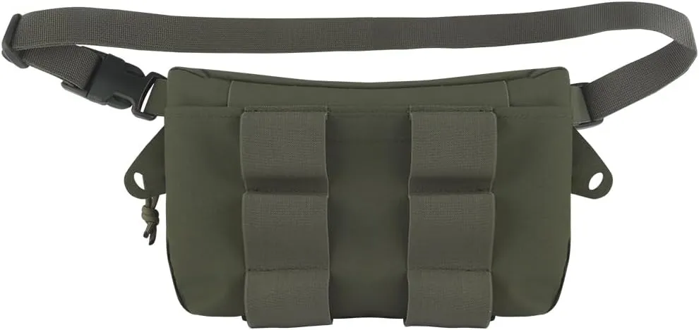 Tactical Drop Pouch Fanny Pack,Utility EDC Large Multi-Purpose Waist Bags for Tactial Vest Chest Rig