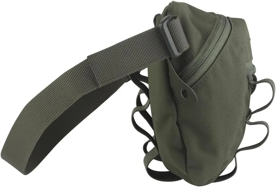 Tactical Drop Pouch Fanny Pack,Utility EDC Large Multi-Purpose Waist Bags for Tactial Vest Chest Rig