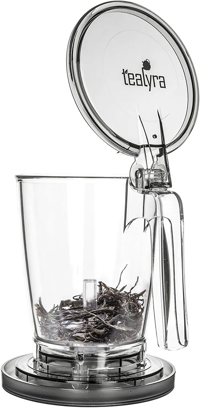 Tealyra - rapidTEA MAKER - 30-ounce - Loose Tea Teapot Infuser - Best Tea Maker Makes a Perfect Cup of Leaf Tea - Bottom Dispensing Teapot - Dripping Free Guarantee - 900ml