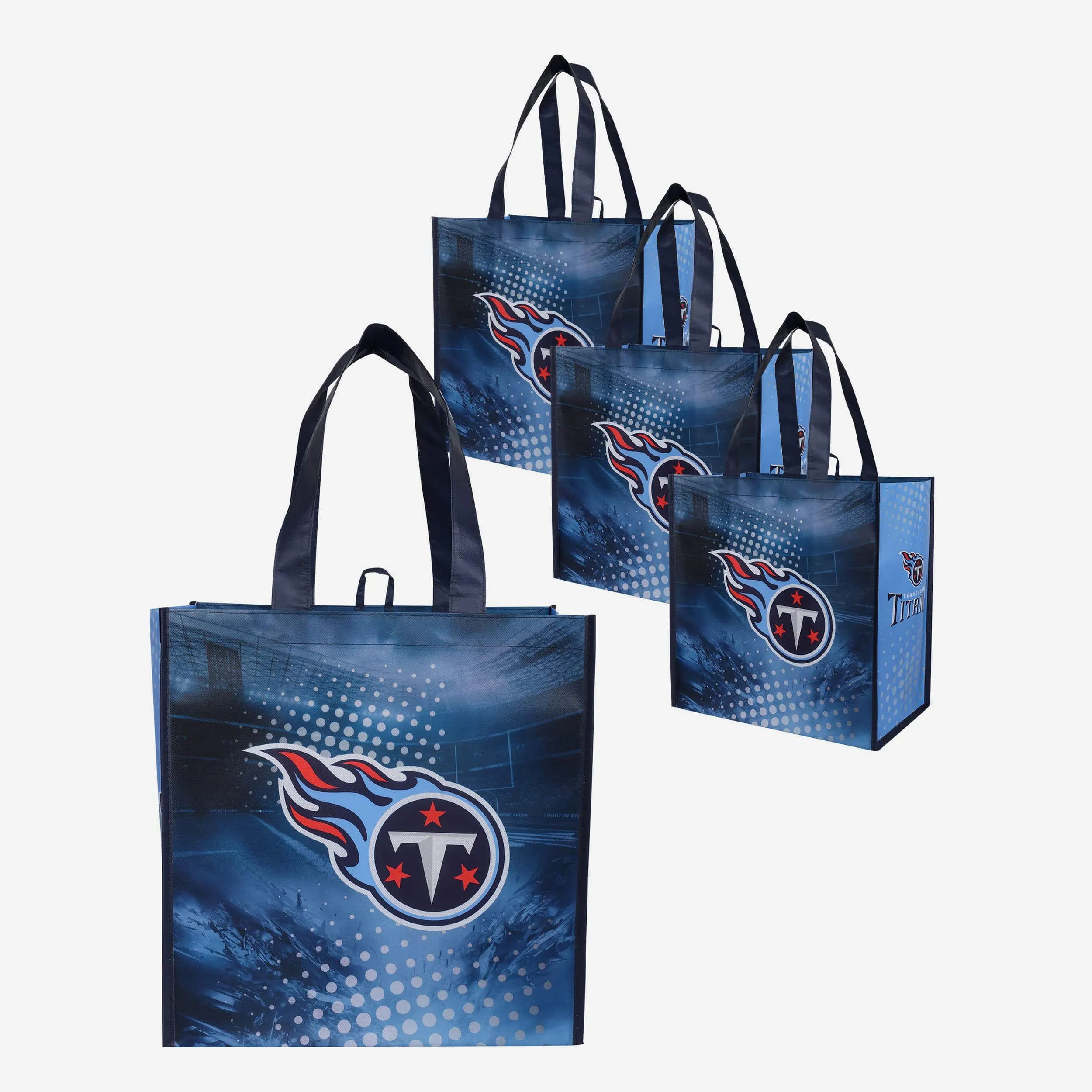 Tennessee Titans 4 Pack Reusable Shopping Bag