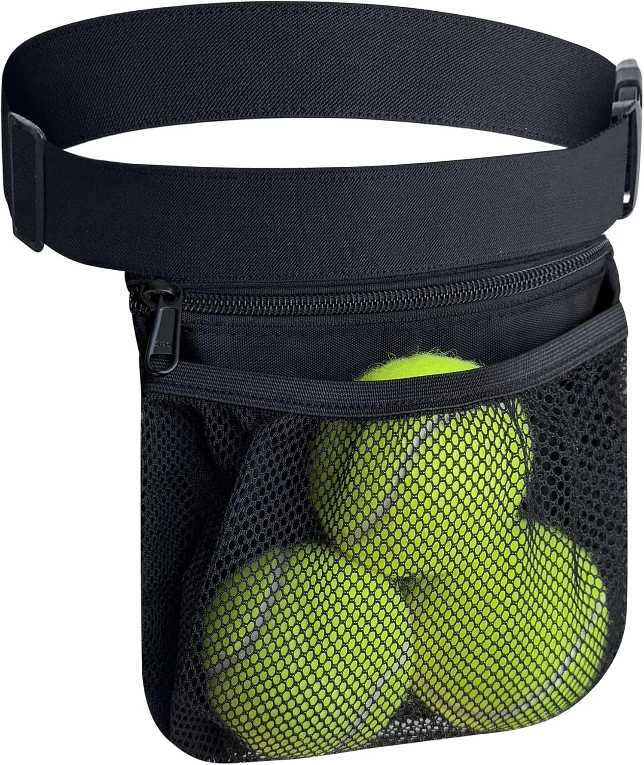 Tennis Ball Band Holder Pickleball Tennis Balls Pickleballs Holding Accessory for Women Skirt Men Waist Hip Bags Accessories Pouch Sack Pickle Ball Bag Carrier Gadgets Gear Band Travel Pocket