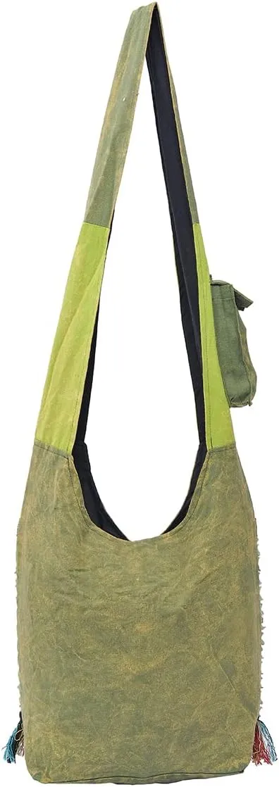 THE COLLECTION ROYAL Hobo Crossbody Bags for Women, Boho Purse, Boho Bag | Hippie Bag, Indie Tote Bag, Cloth Purse for Women