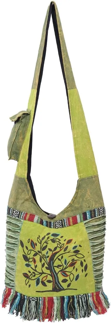 THE COLLECTION ROYAL Hobo Crossbody Bags for Women, Boho Purse, Boho Bag | Hippie Bag, Indie Tote Bag, Cloth Purse for Women