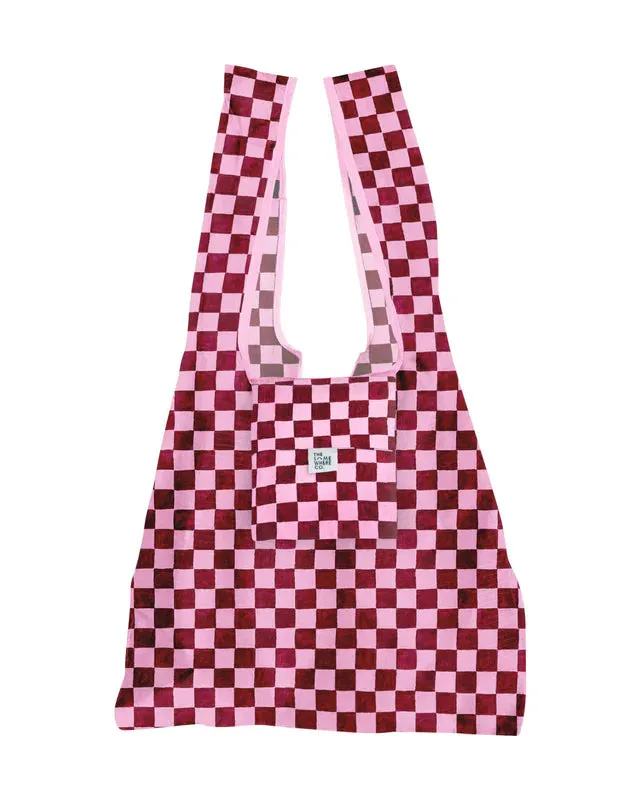 THE SOMEWHERE CO: Crimson Haze - Reusable Shopping Bag