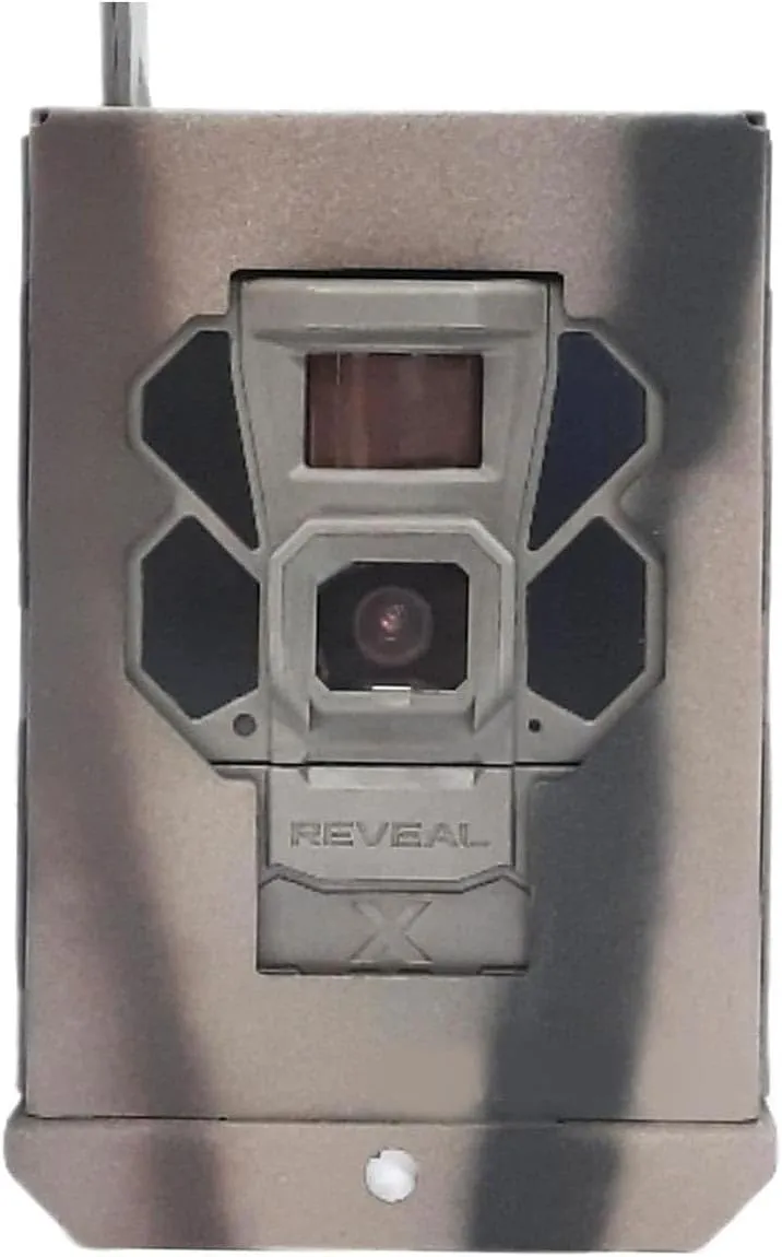 Theft-Deterrent Powder-Coated Steel Security Box Compatible with Tactacam Reveal X 3.0, Reveal Pro 3.0 Trail Cameras (99930)