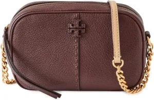 Tory Burch Women's McGraw Textured Leather Camera Bag